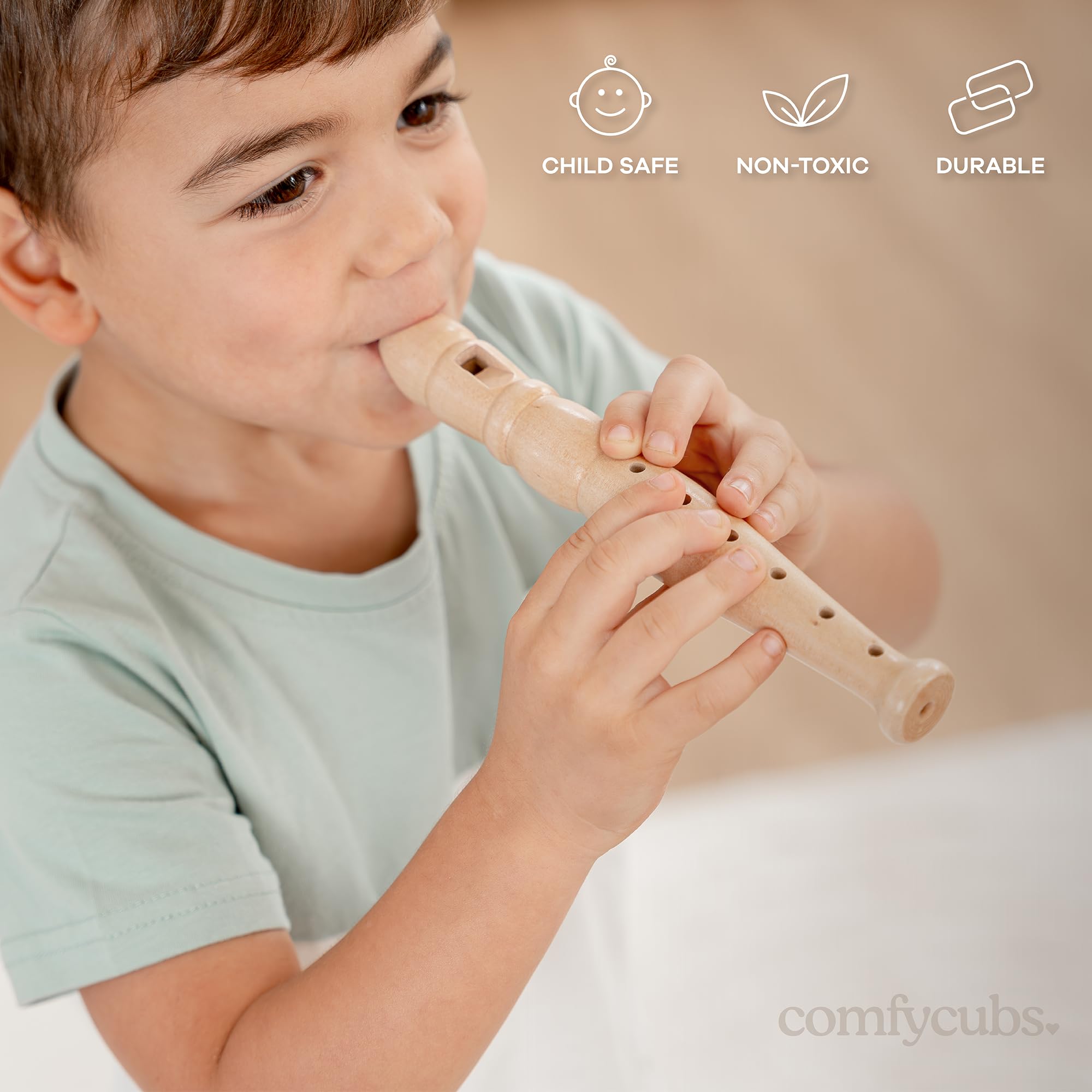 Comfy Cubs maraca adds lively rhythm to family music time.