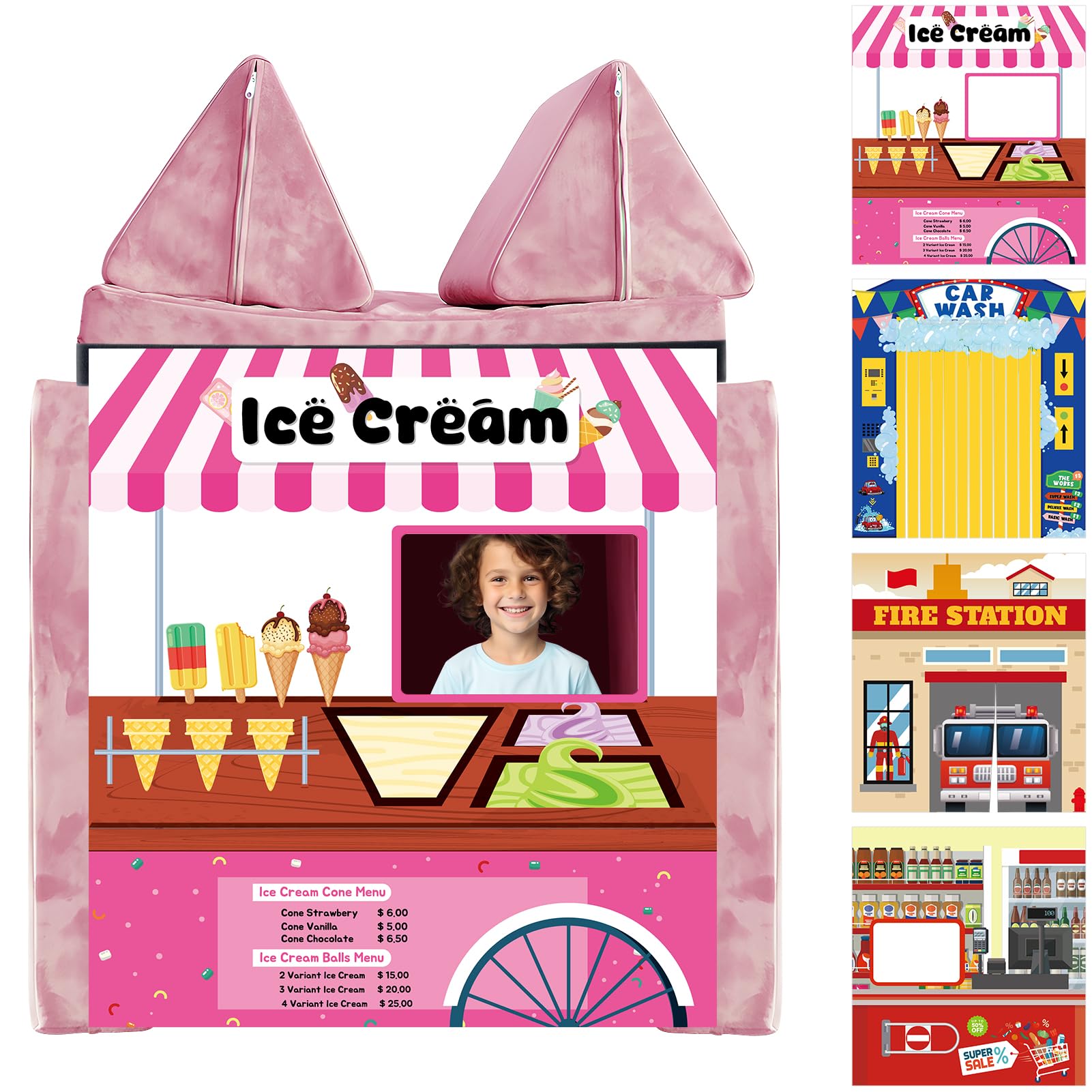 ComfyKit car wash panel for kids couch boosts imaginative play and storytelling.