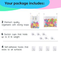 Comfylife separate pouch for soap, shampoo, and essentials