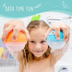 Comfylife squirty bath toys add interactive fun during bath time.