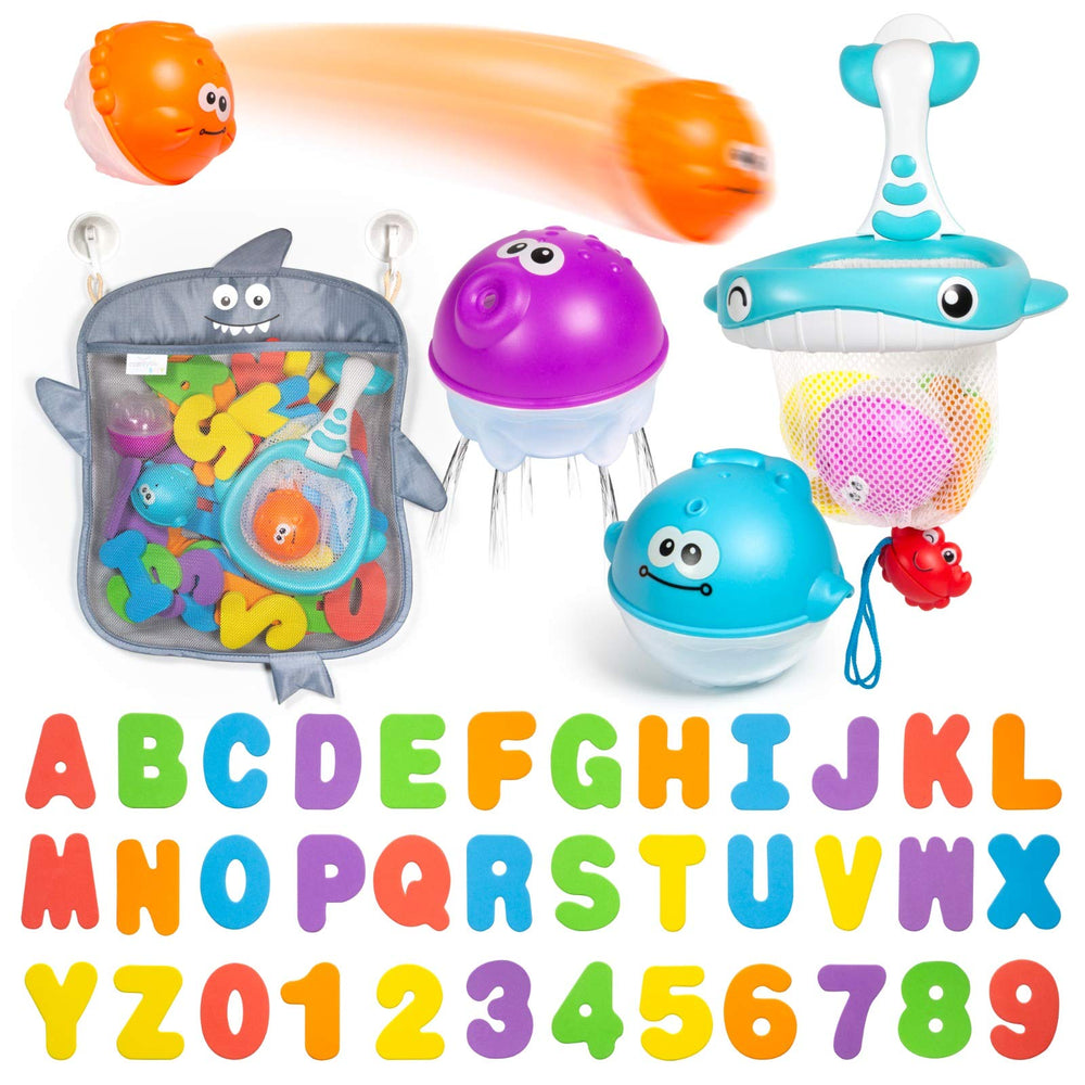 Comfylife tub mounted organizer keeps bath toys organized and within reach.