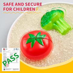 High-quality plastic play food with durable textures for long-lasting pretend meals