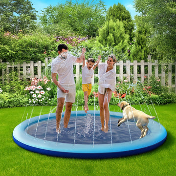 Spacious 77-inch COMMOUDS pad suits babies, toddlers, pets.