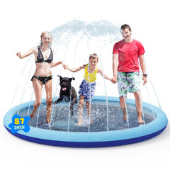 COMMOUDS splash pad with a non-slip surface for safe, splash-filled playtime.