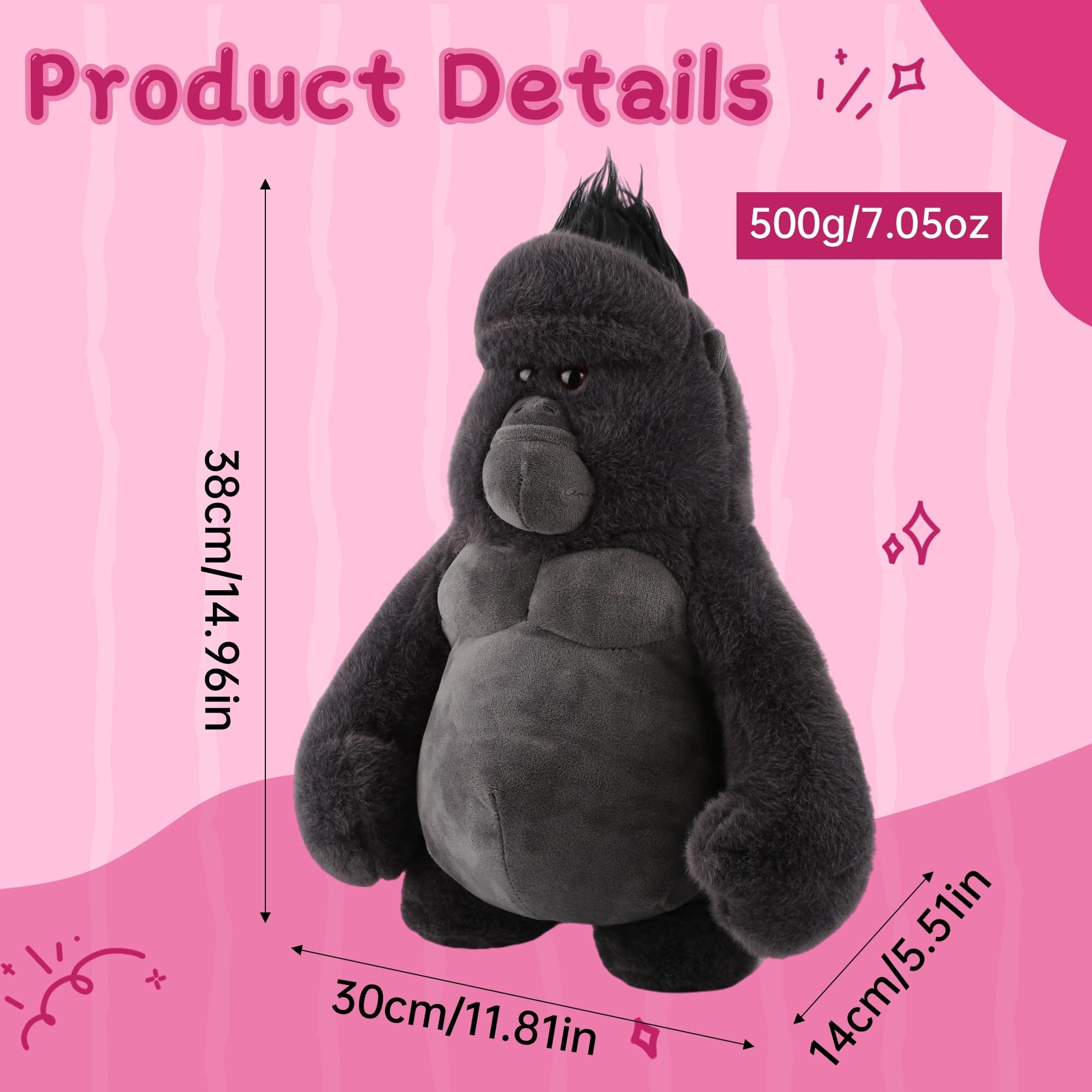 Comnonage gorilla stitching detail highlights durable construction