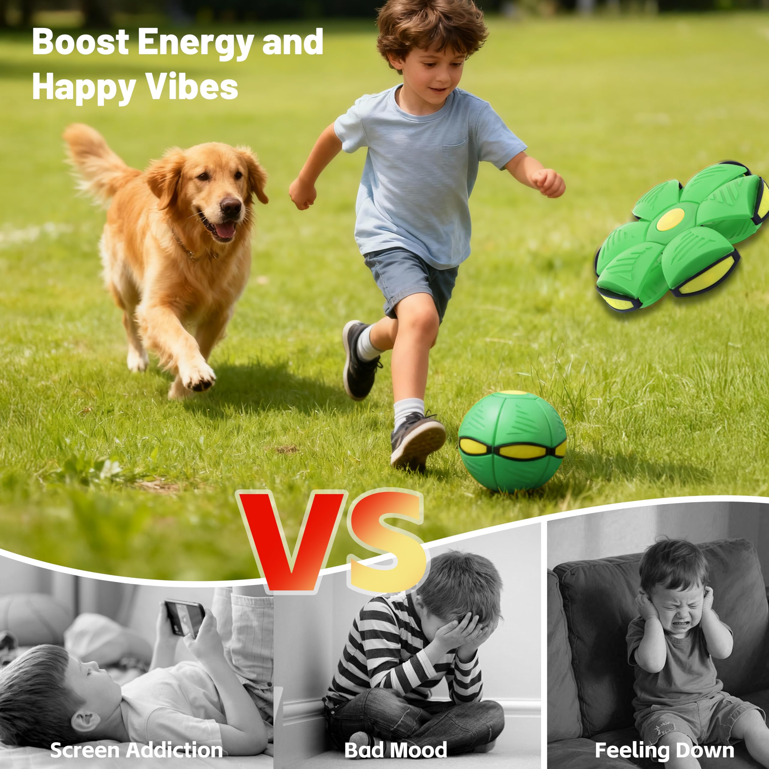 Comnonage Magic Metaball robust design supports family games and rough play.