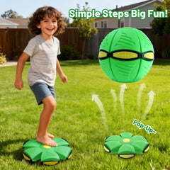 Comnonage Magic Metaball in saucer mode enables dynamic tossing and catching.