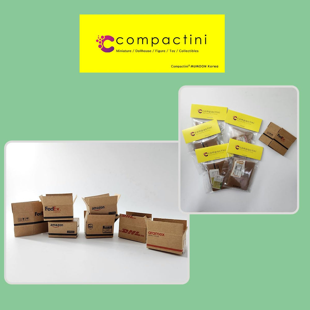 Compactini dollhouse accessory box for DIY decorating and creative display.