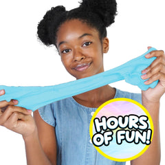 Kids playing with Compound Kings butter slime pink bubble gum