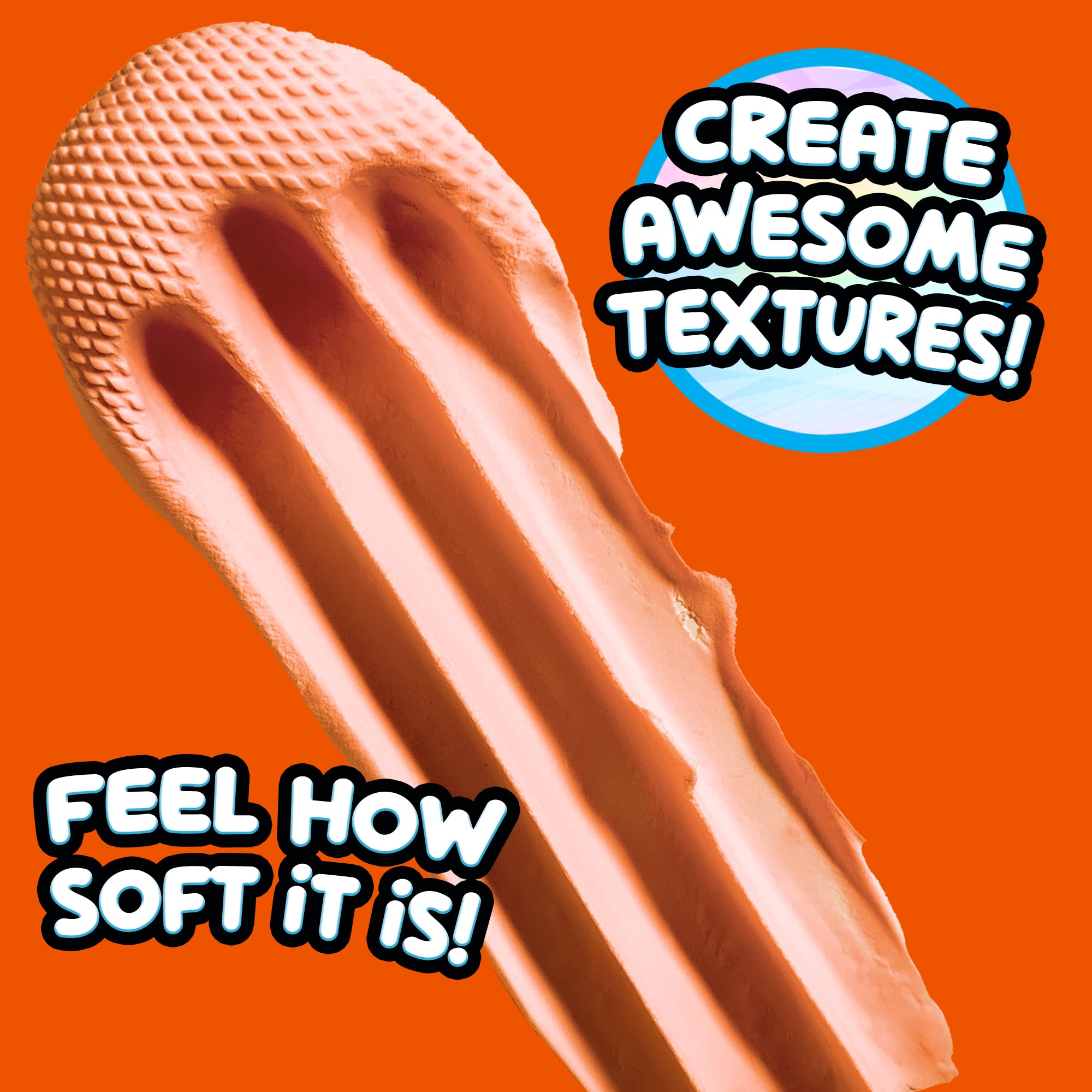 Compound Kings Fluffy Butter Cloudz orange-scent slime emits inviting aroma