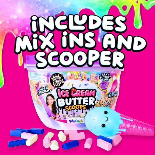 Compound Kings Butter Cloudz slime close-up shows squishy texture and soft fragrances