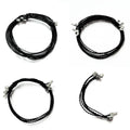 Five-piece connecting cable set for LED kit with 0.8mm 2-pin connectors, ideal for DIY building blocks