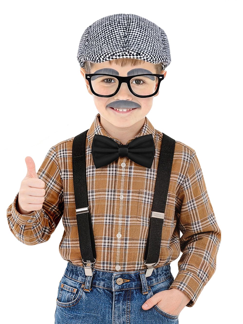 CONNICS bushy eyebrows costume adds animated aging detail