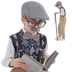 CONNICS grandpa-glasses provide clear vision while completing the vintage look.