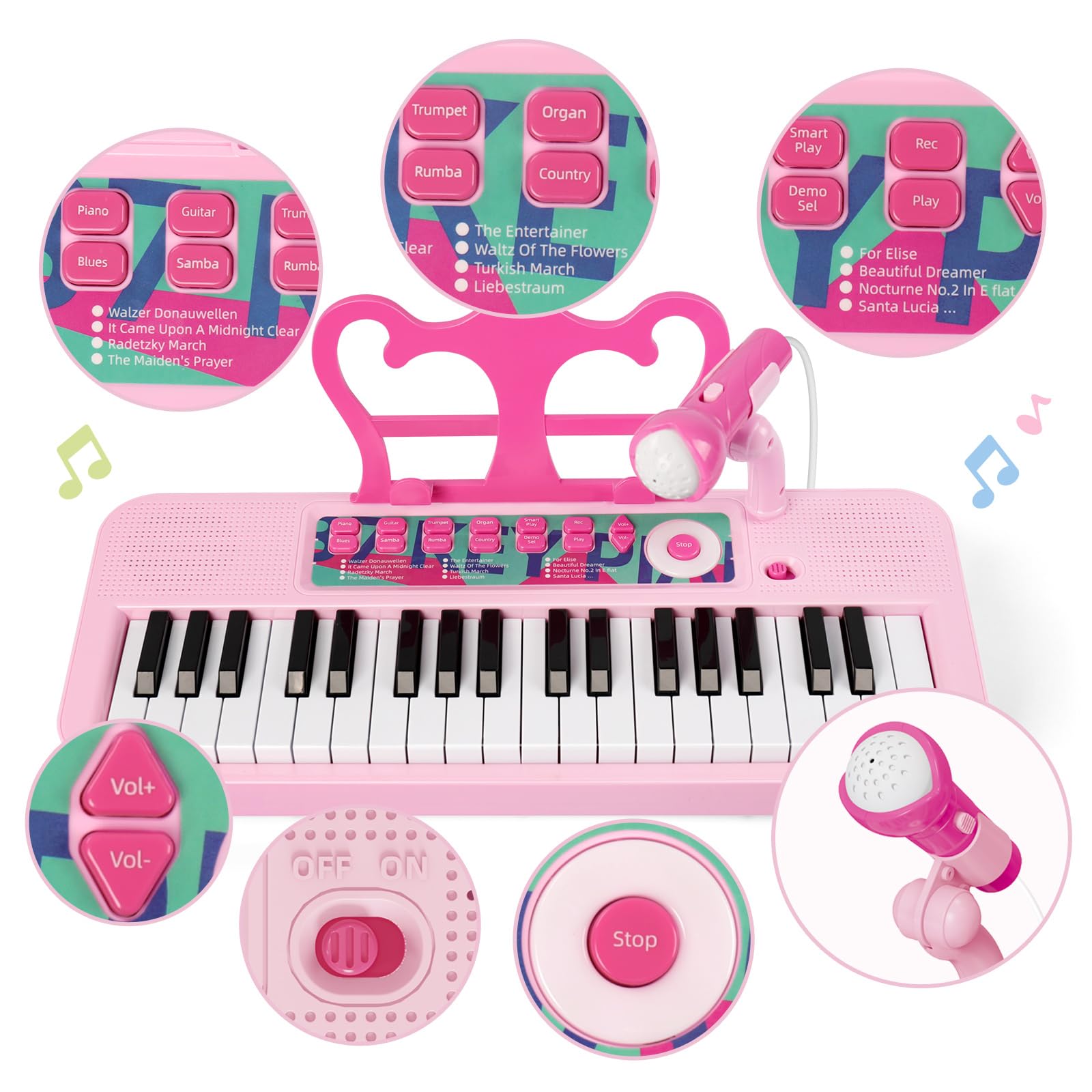 Conomus demo songs playback inspires budding tunes during playtime