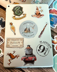 ConQuest Journals Clear vinyl sticker set blends seamlessly on any surface.