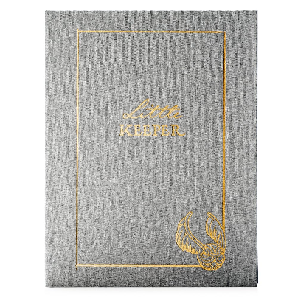 CON*QUEST Harry Potter Little Keeper album cover in gray linen, durable keepsake for memories