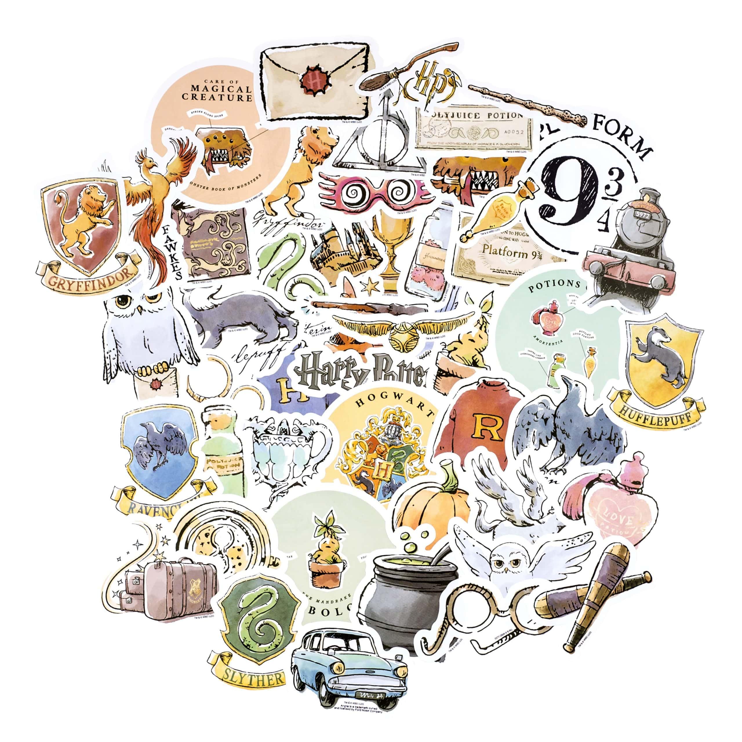 CON*QUEST Officially licensed stickers celebrate wizarding world with durable decals.