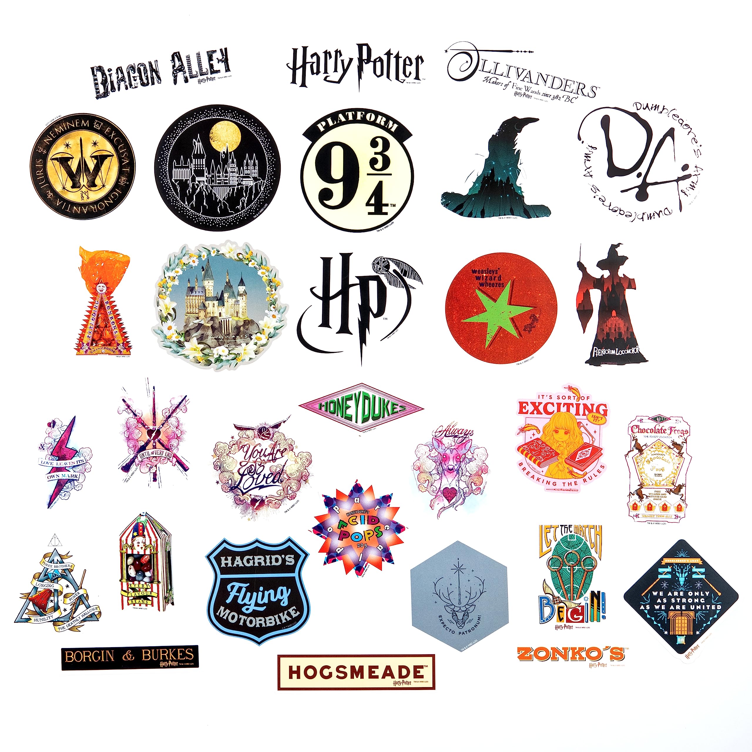 CON*QUEST Hogwarts Express ticket hologram sticker for water bottles and gear
