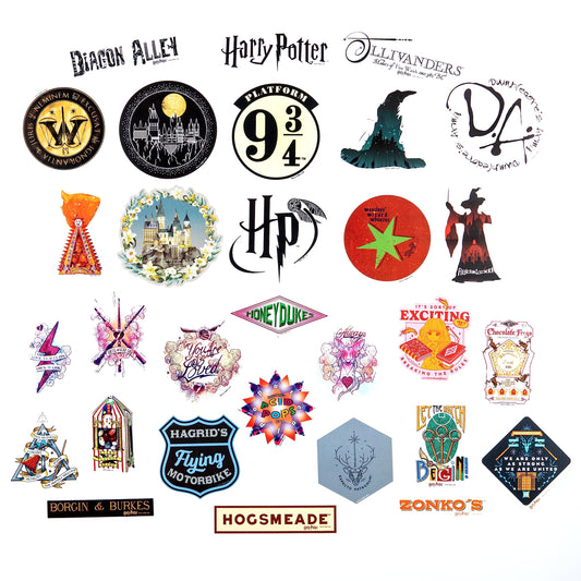 CON*QUEST Hogwarts Express ticket hologram sticker for water bottles and gear