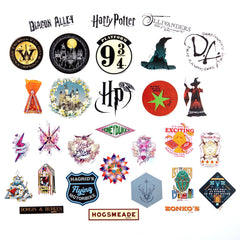 CON*QUEST Hogwarts Express ticket hologram sticker for water bottles and gear
