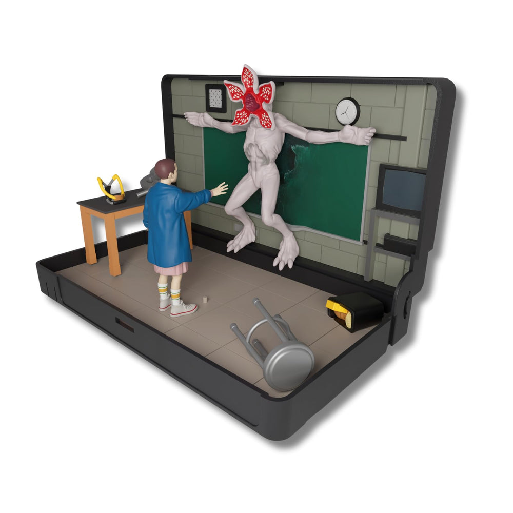 Console Heroes classroom scene detail showcases iconic showdown for fans and display enthusiasts