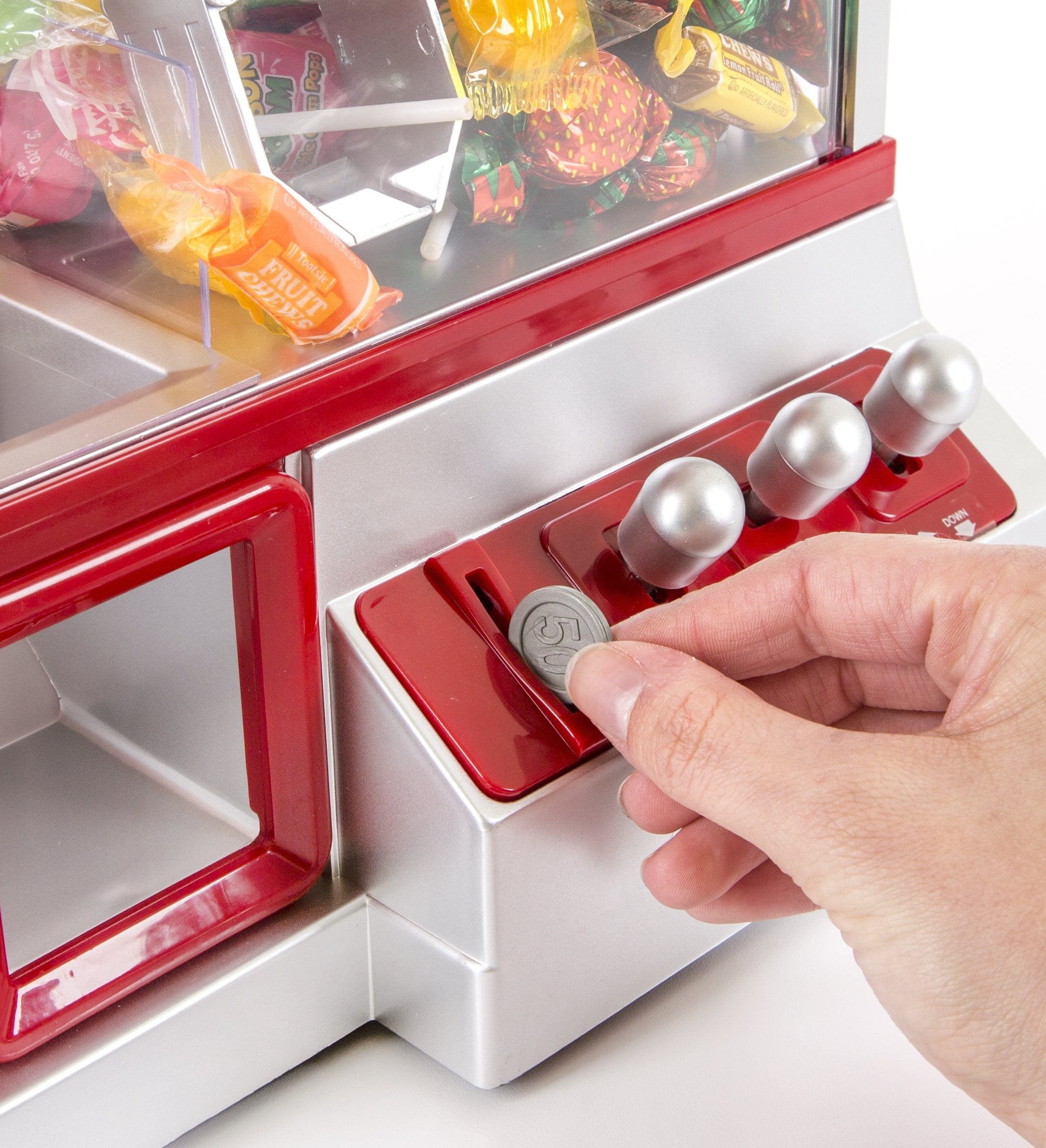 Constructive Playthings Battery compartment enables quick setup for battery powered play