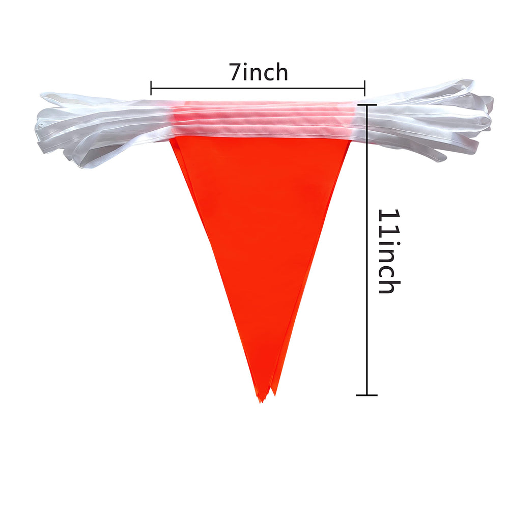 Two ropes with 60 flags provide versatile decorative coverage for events