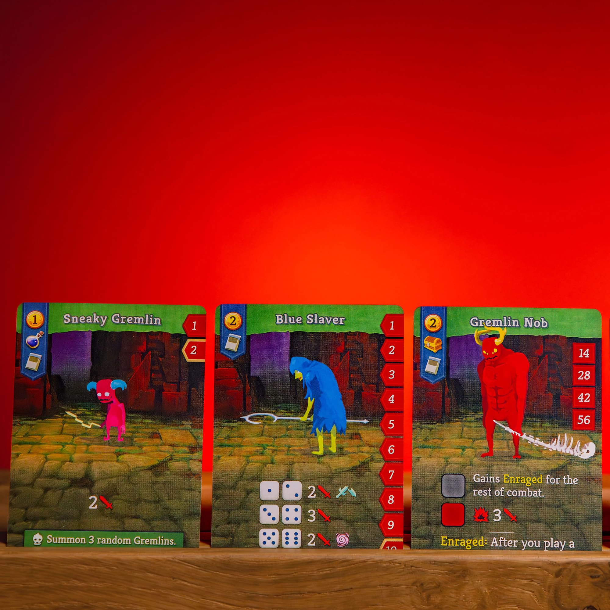 Contention Games Slay The Spire board game artwork captures fantasy atmosphere.