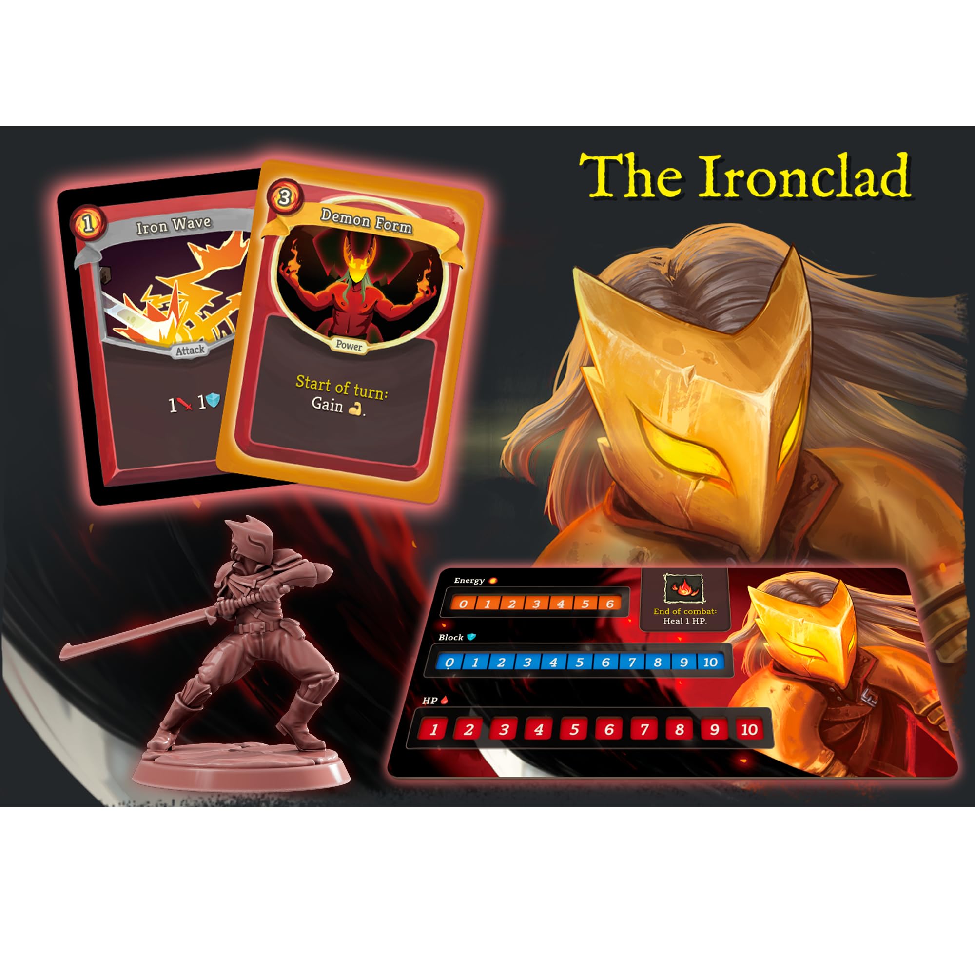 Contention Games Slay The Spire board game main boards set the battlefield.