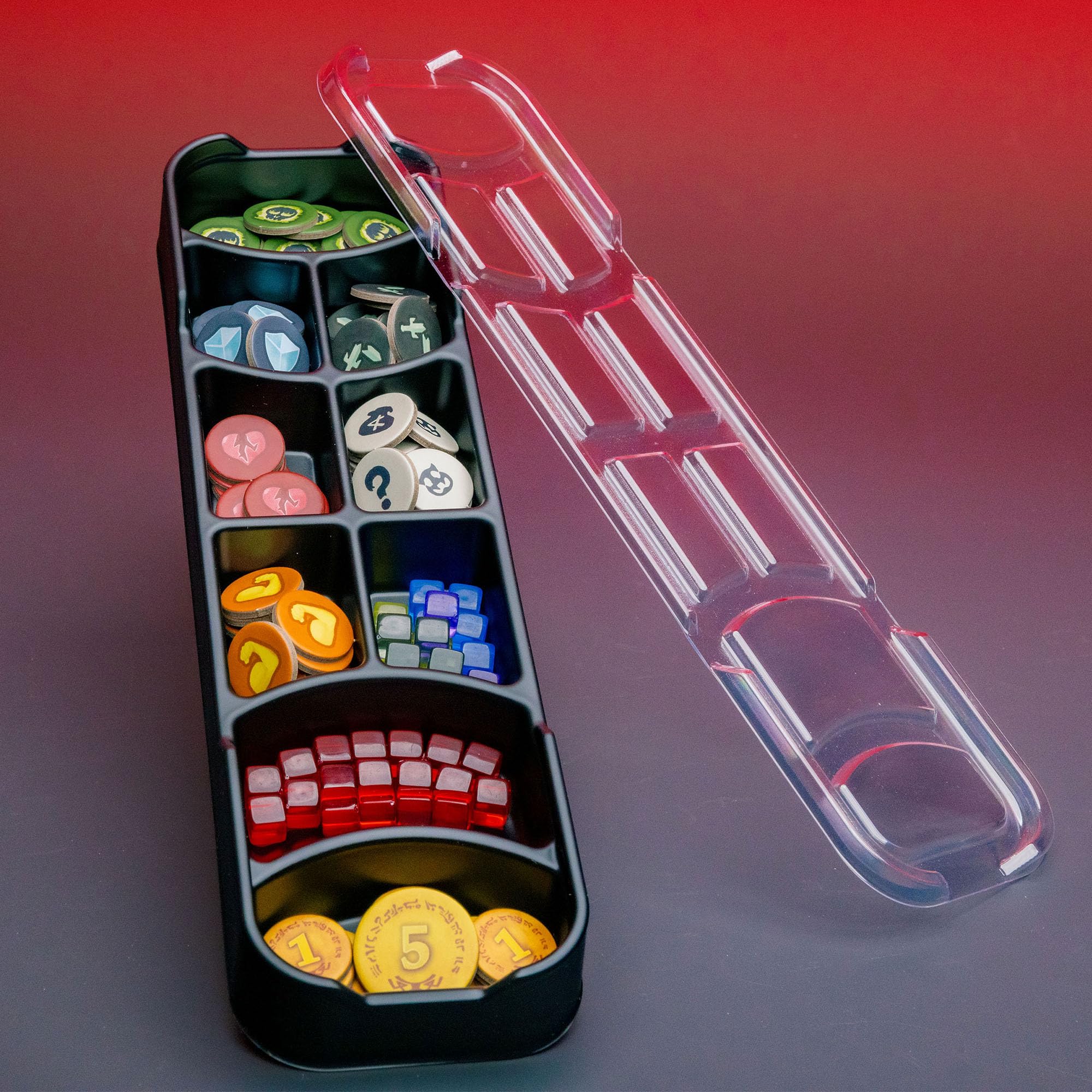 Contention Games Slay The Spire board game relics showcase powerful artifacts.