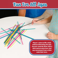 Continuum Games pick up sticks in a tube ideal for travel and storage.