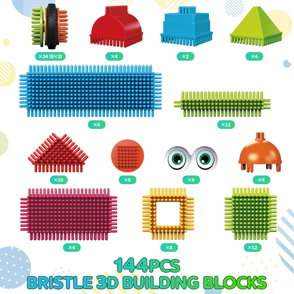 Contixo STEM learning toy reinforces fine motor skills and spatial thinking