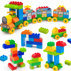CONVENTEJOY 90pcs classic building blocks for toddlers with colorful pieces to inspire creative play