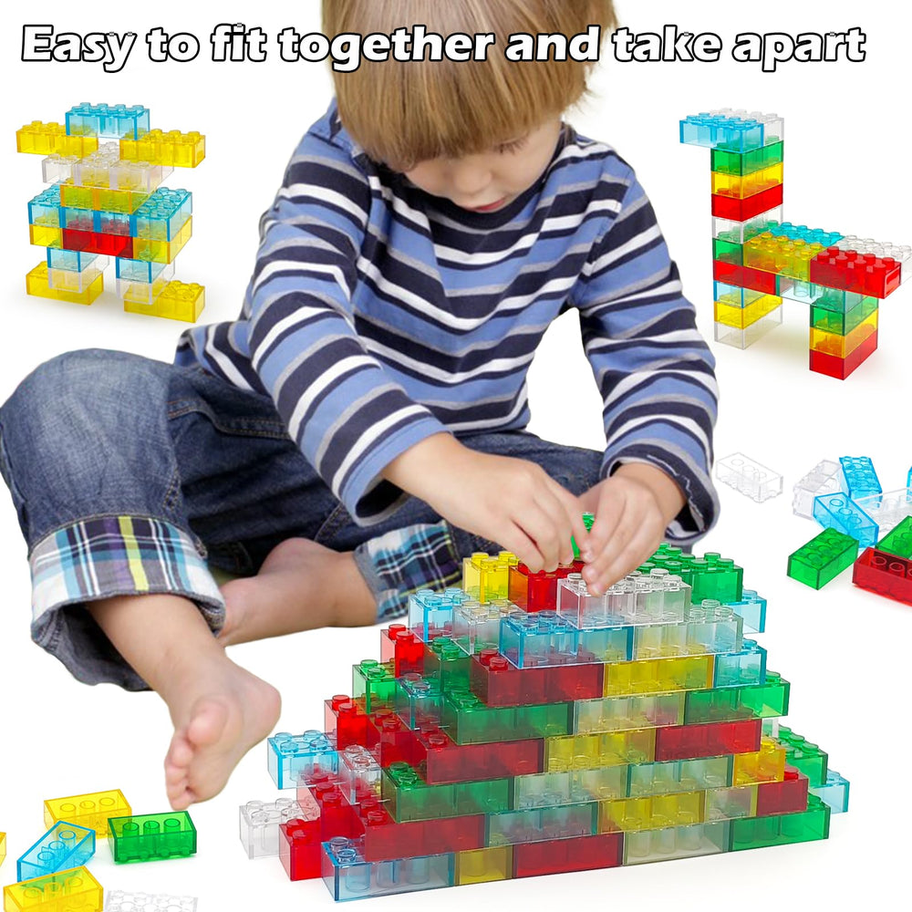 CONVENTEJOY educational build set layout showing varied constructions