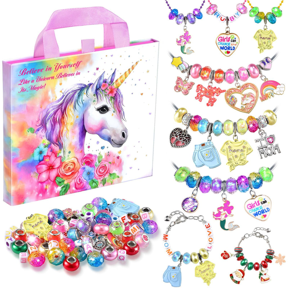 COO&KOO Girls Charm Bracelet Kit cover promoting creative play and exploration.