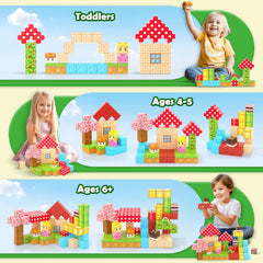 Coodoo 1-inch magnetic blocks for versatile compatibility and larger, more exciting 3D builds.