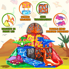 Coodoo compatible dinosaur world tiles connect with other brands for expansion