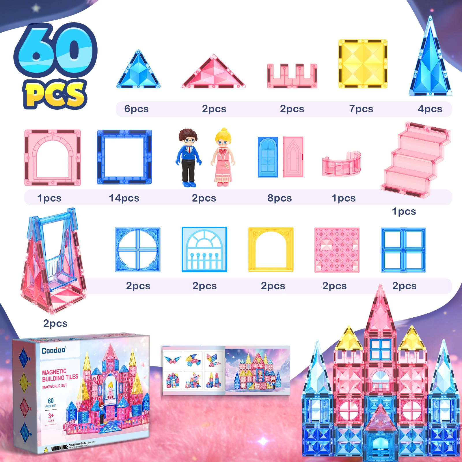 Coodoo Diamond included dolls for storytelling and role play