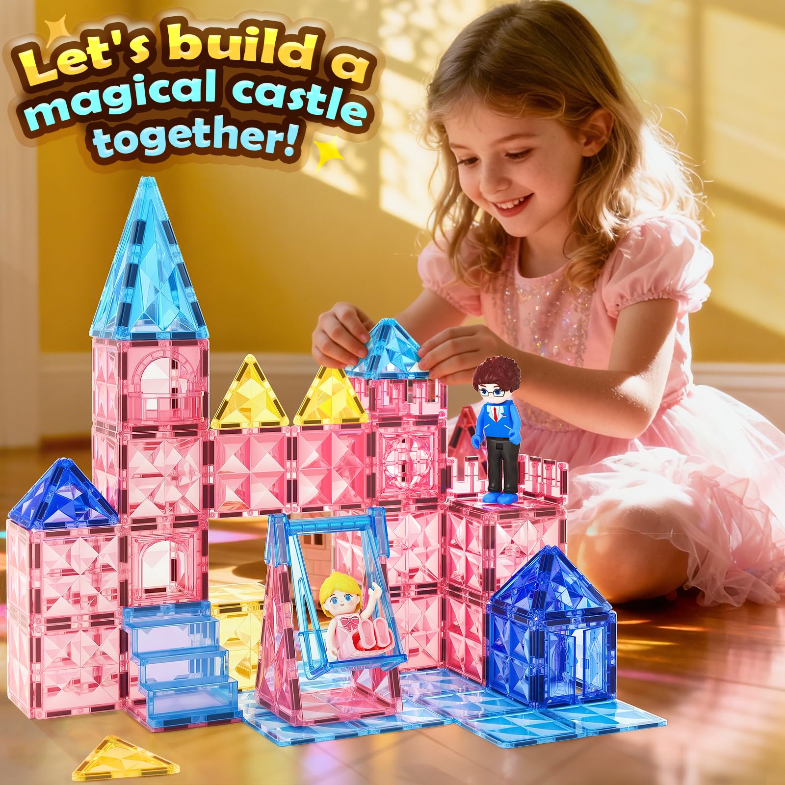 Durable safe ABS tiles support long-lasting play with Coodoo Diamond