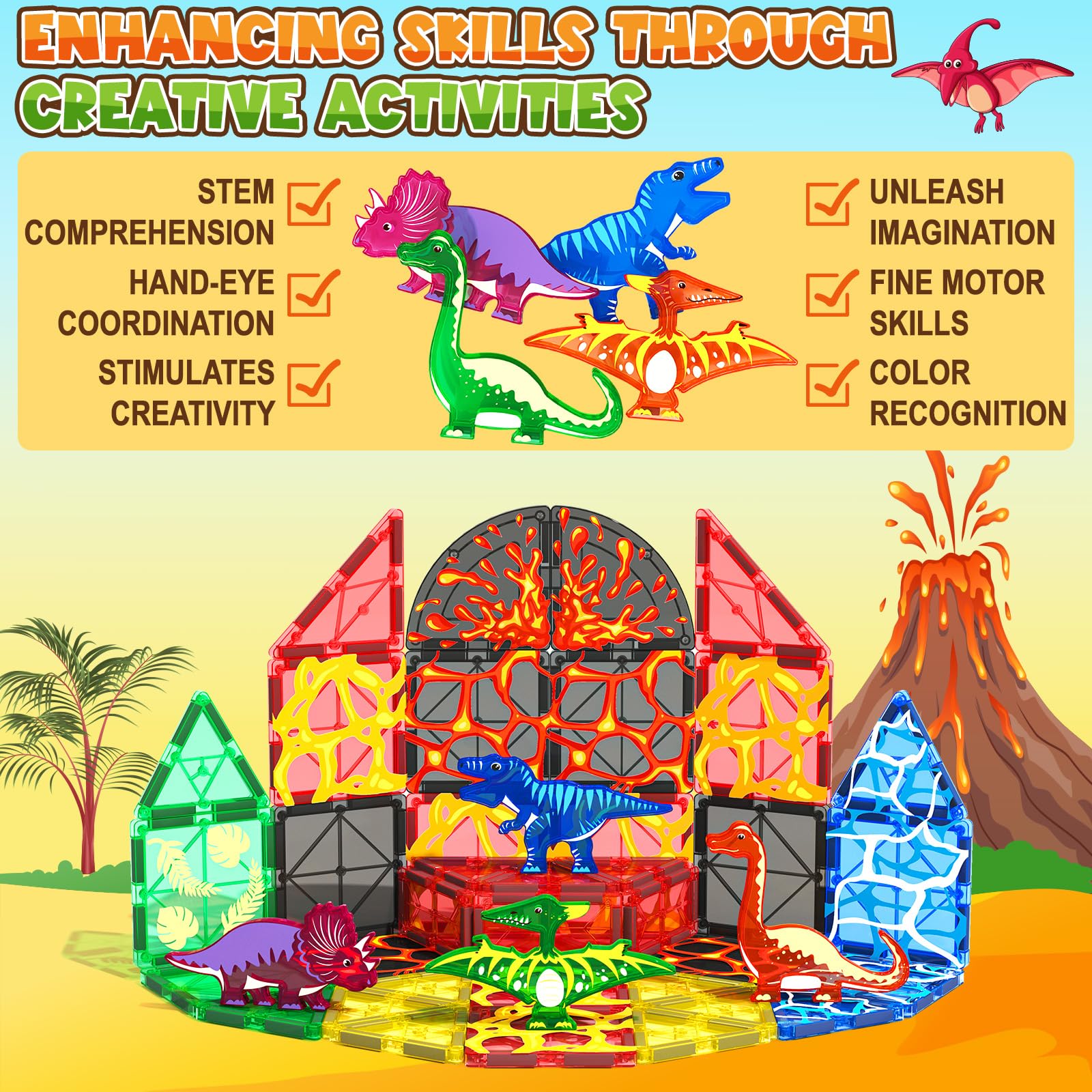 Coodoo dinosaur world collection expansion enables varied landscapes