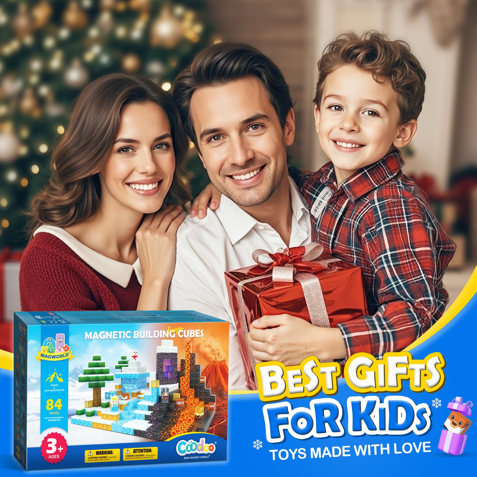 Coodoo Frozen Toys gift-ready set for birthdays and holidays.