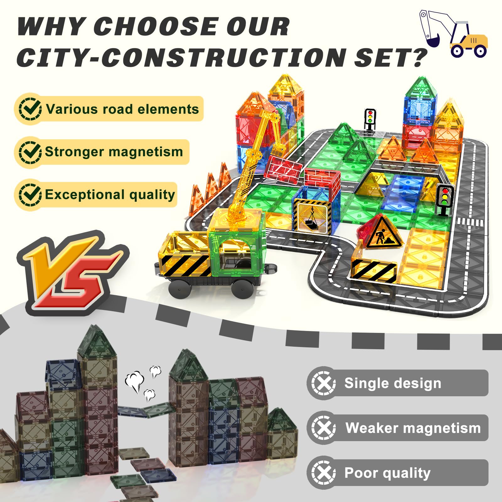 Coodoo crane extendable magnet adds movable construction play and city-building flexibility