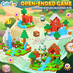 Coodoo magnetic blocks offer 100 colorful cubes for vibrant, creative builds
