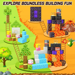 Coodoo Magnetic Blocks 84-piece set enables versatile building and creativity.