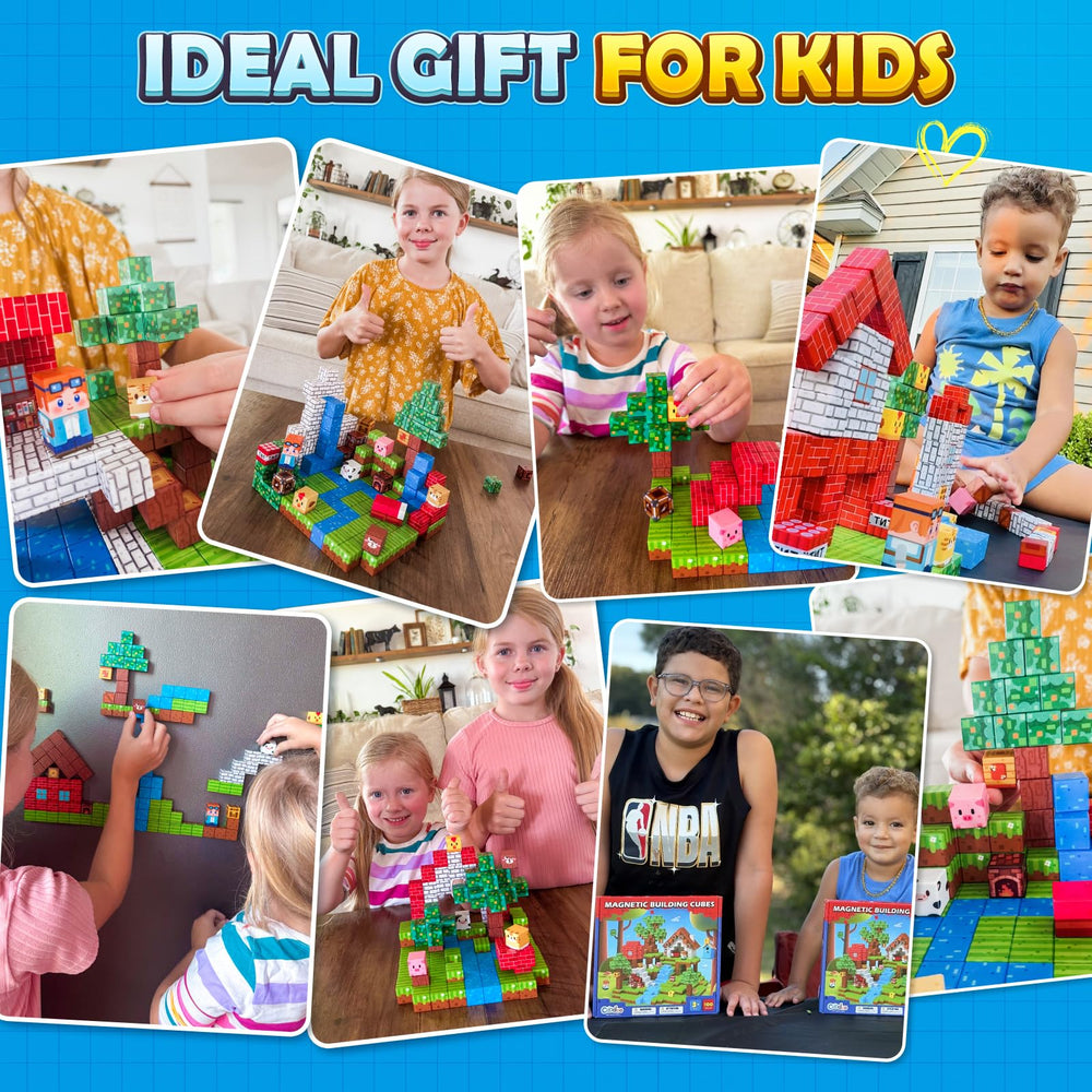 Coodoo magnetic blocks help kids build castles, boosting concentration and spatial awareness