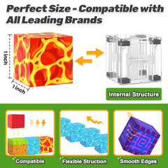 Coodoo Magnetic Blocks forest and lava worlds inspire collaborative creativity