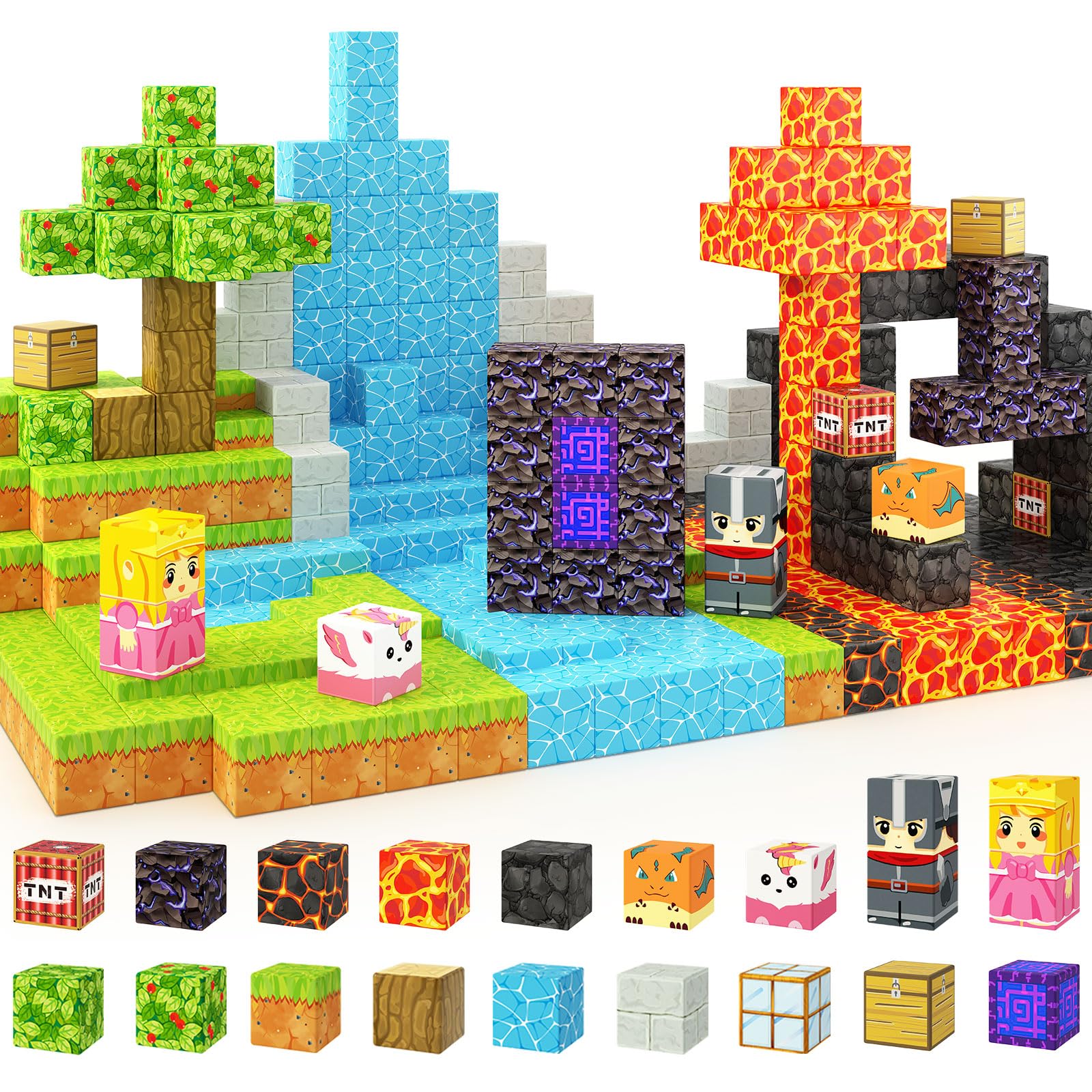 Coodoo Magnetic Blocks forest portal invites imaginative play and exploration.