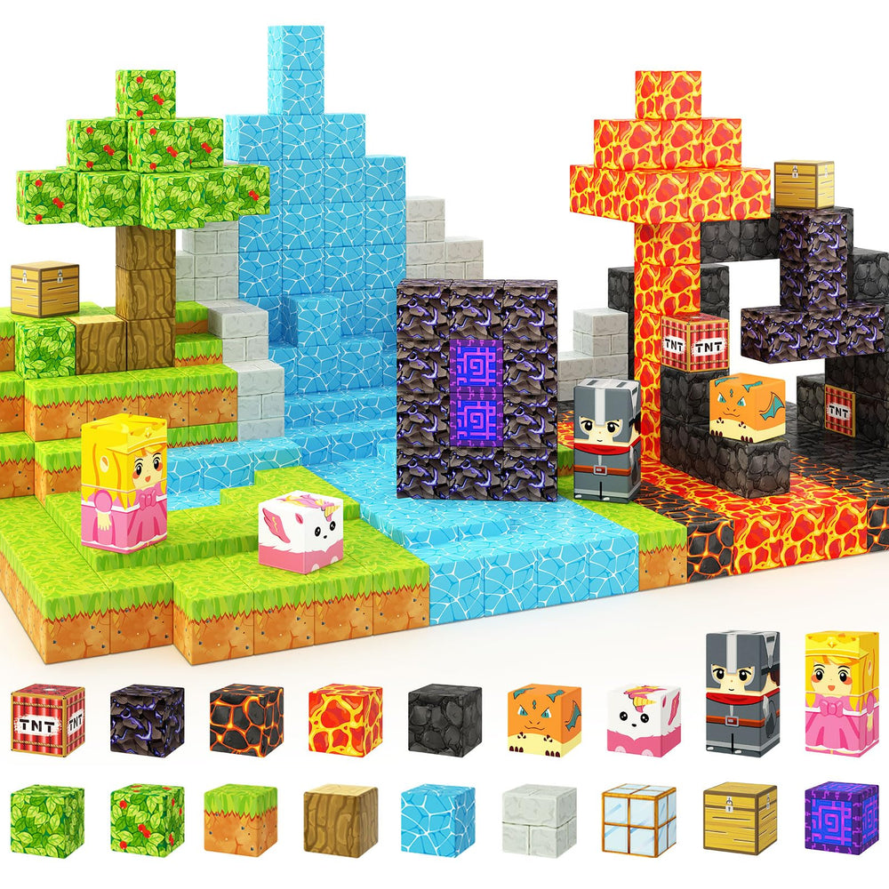 Coodoo Magnetic Blocks forest portal invites imaginative play and exploration.