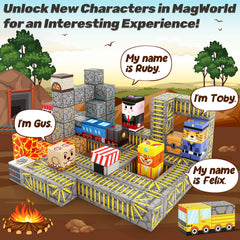 Coodoo lava block adds dramatic play elements for adventurous building